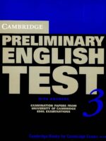 PET 3-book Preliminary English test 3 bản mềm miễn phí